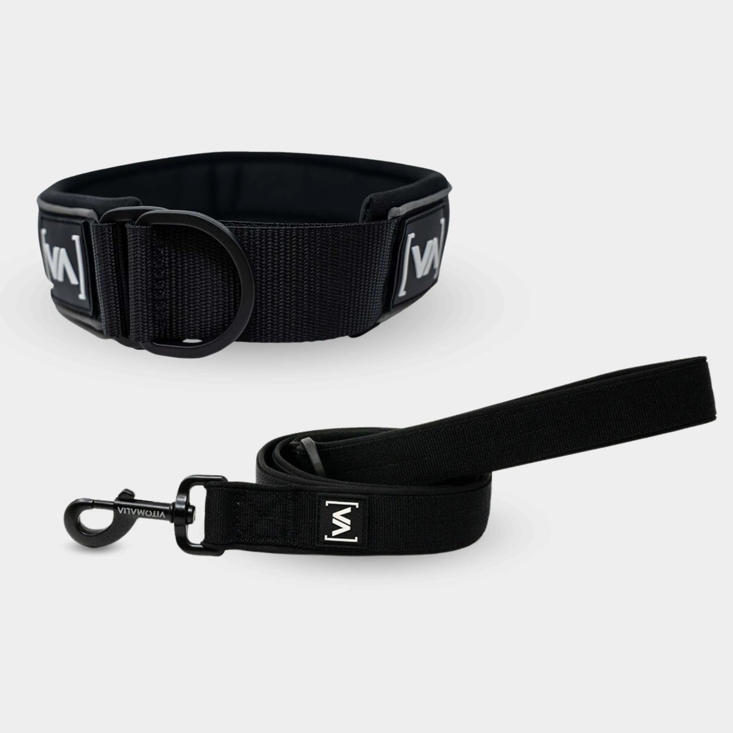 Zestaw Easy Go Edition Black - obroża Pull Stop + smycz 1,2 m