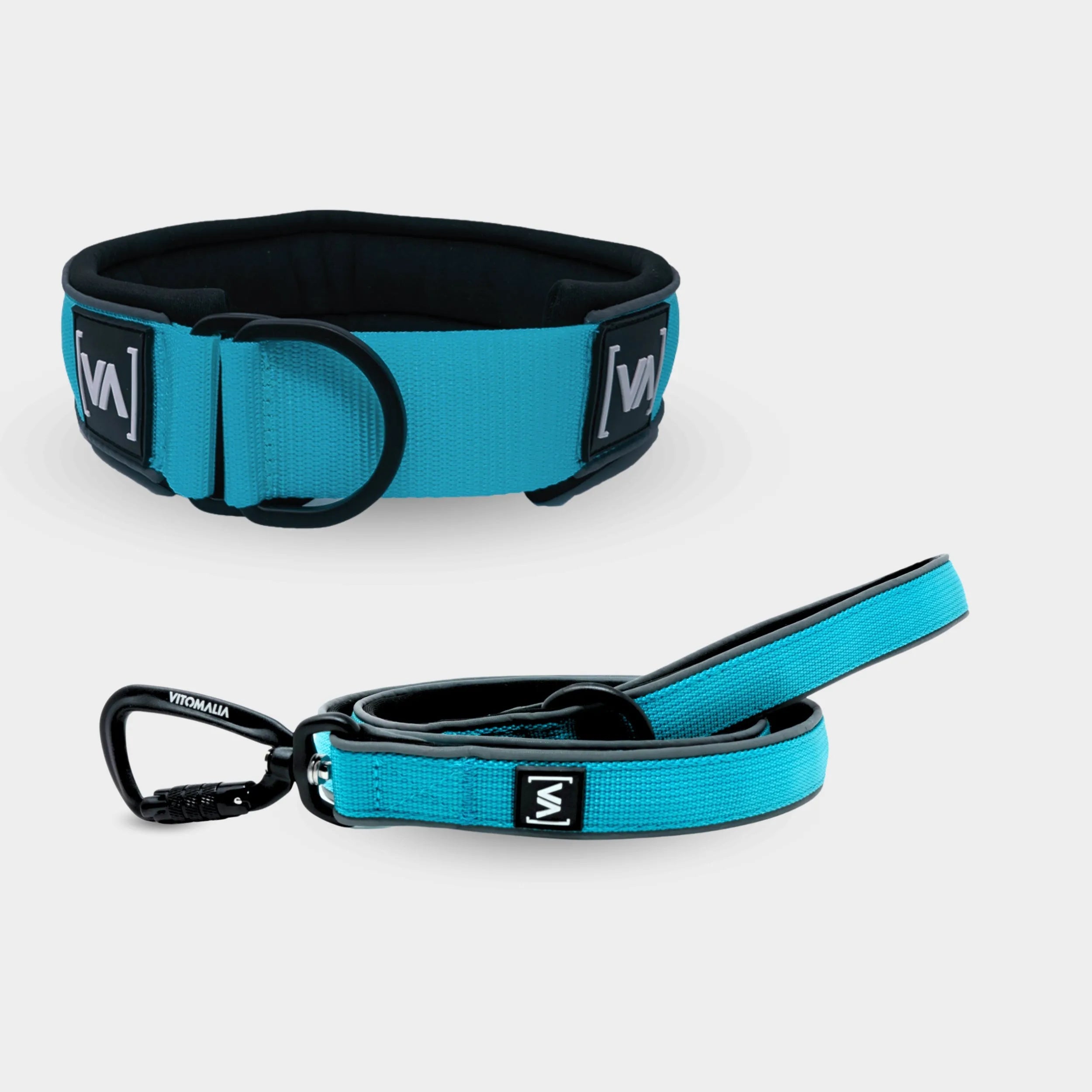 Zestaw Easy Go Edition Turquoise - obroża antyszczekowa + smycz 1,2 m