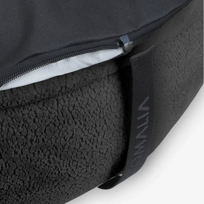 Orthopaedic donut Dog Bed - RePET Teddy in anthracite