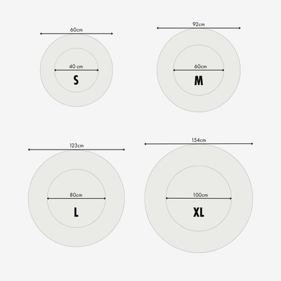 Orthopaedic donut Dog Bed - RePET Teddy in grey