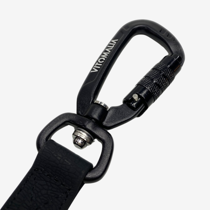 Sicherheits-Schleppleine mit HydroTex-Strukturgummi Schwarz